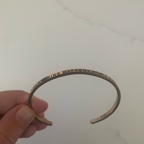 Mantra Band everything happens for a reason great condition gold - Picture 2 of 4